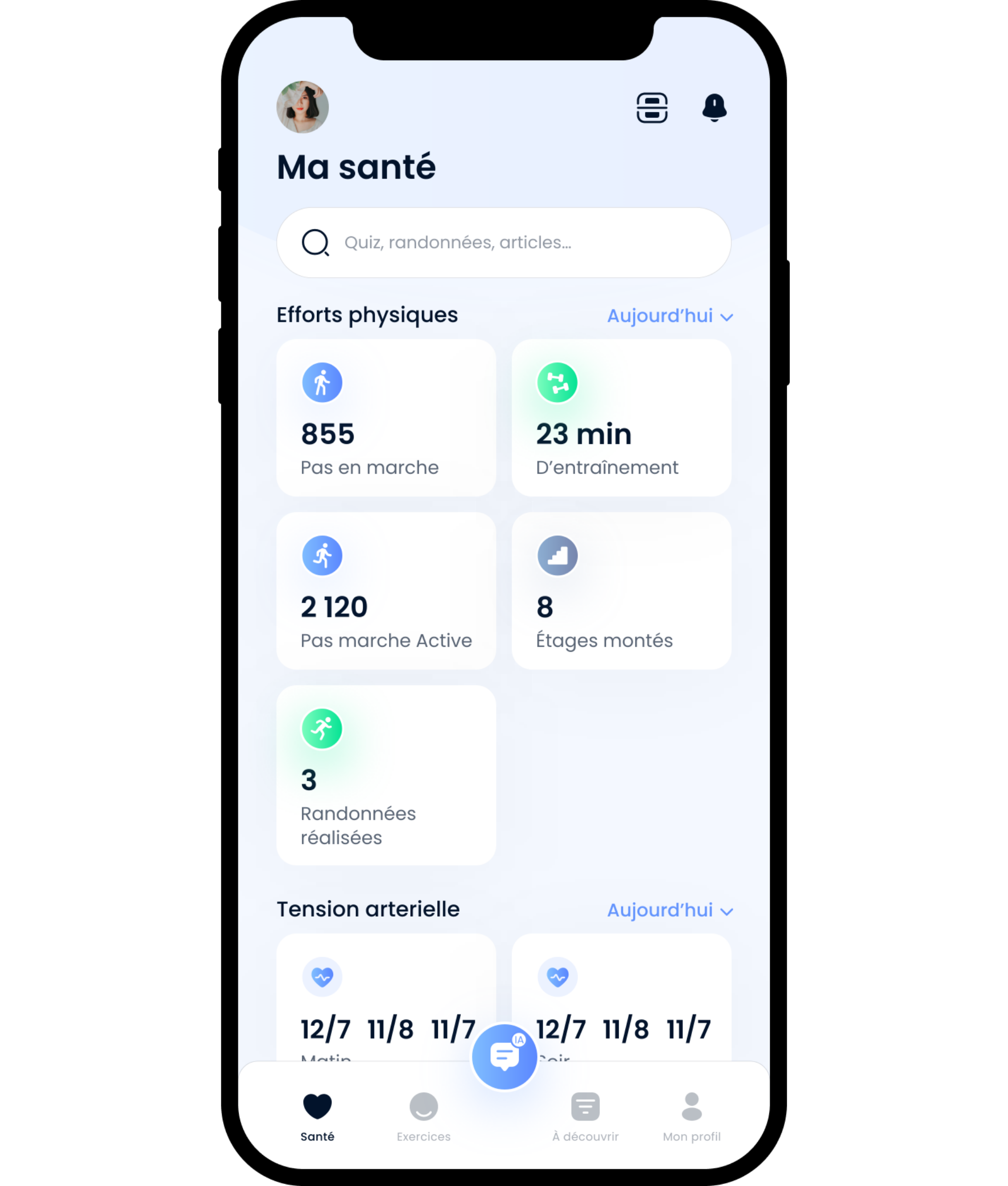 Mockup de l'application